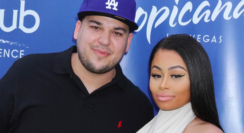 Rob Kardashian and Blac Chyna.