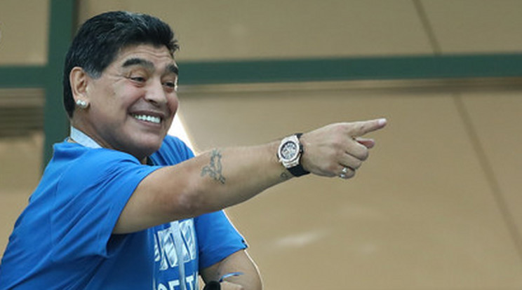 Maradona harcol a szenvedélybetegségi ellen/Fotó: Northfoto