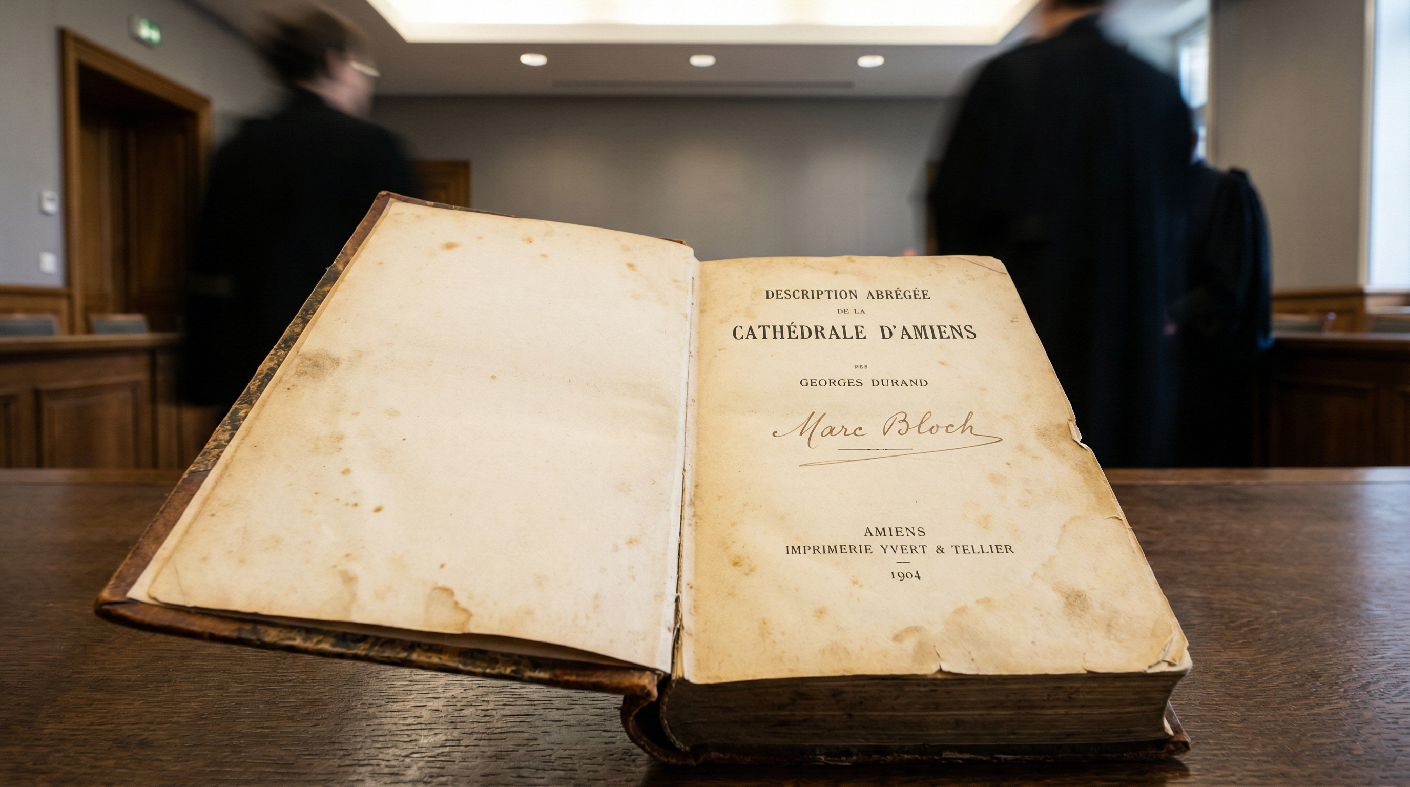 Depuis 1942 - La famille Bloch récupère un livre de l'historien résistant