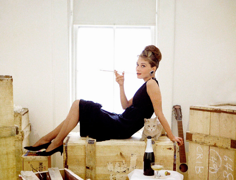 Audrey Hepburn w "Śniadaniu u Tiffany'ego"/ 1961 rok