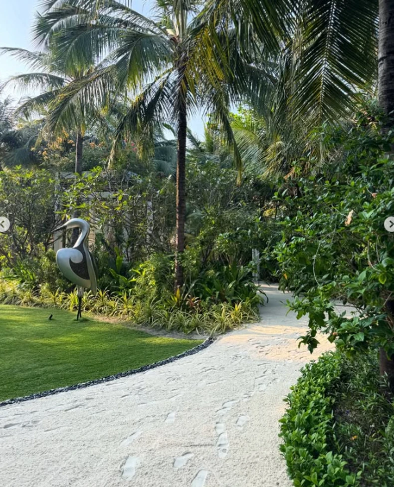 Sonja uživa na Maldivima