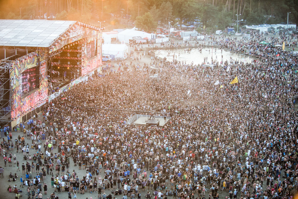 Publiczność na koncercie Huntera (fot. Marcin Michoń/WOŚP)