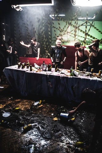 ARO Kłusowski na planie klipu do piosenki 'Podpalimy miasta'