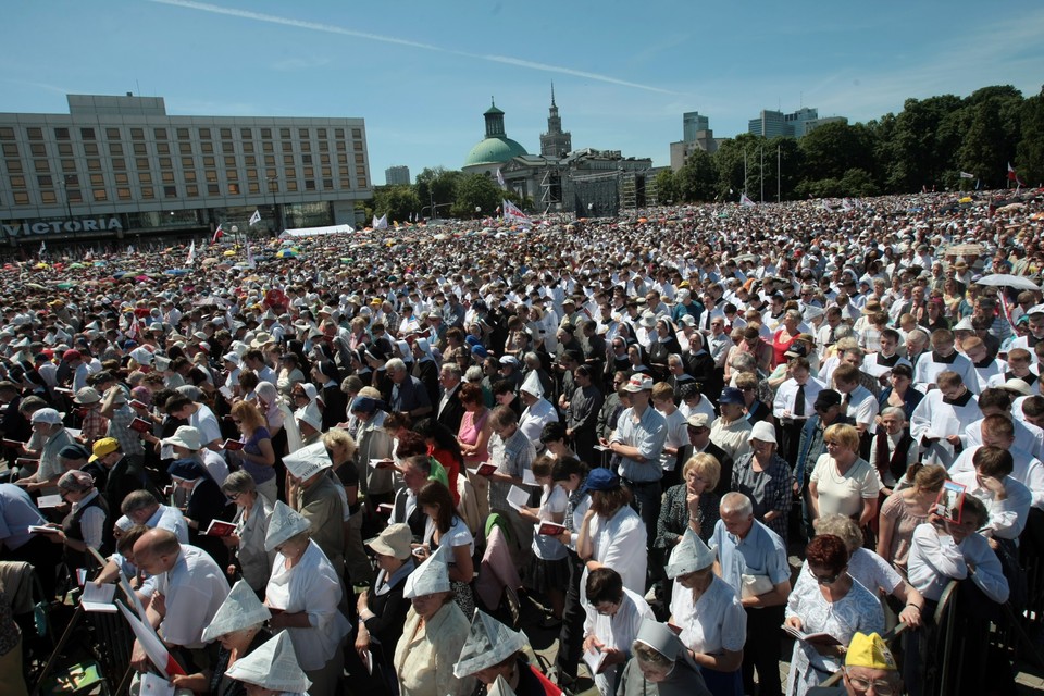 WARSZAWA POPIEŁUSZKO BEATYFIKACJA UROCZYSTOŚCI