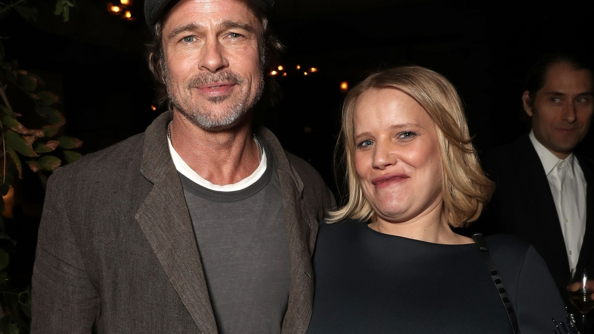 Joanna Kulig i Brad Pitt