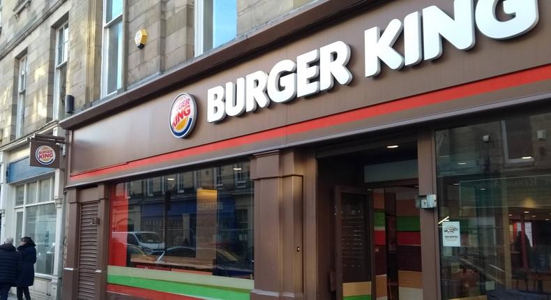 Dozens of people received empty order receipts from Burger King.