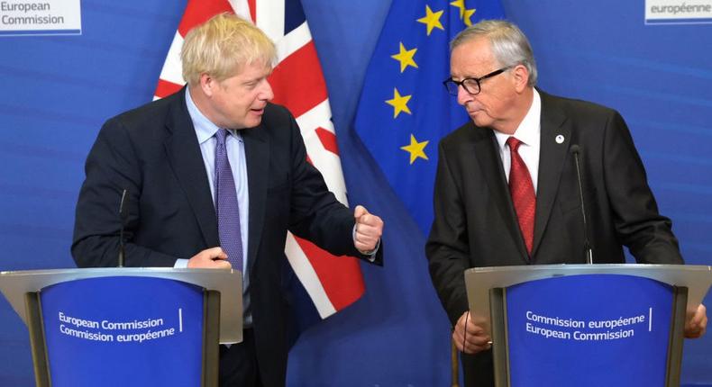 boris johnson juncker