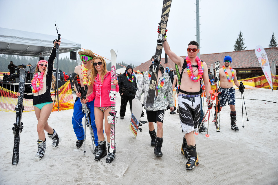 Bikini Skiing 2014 z Mają Bohosiewicz