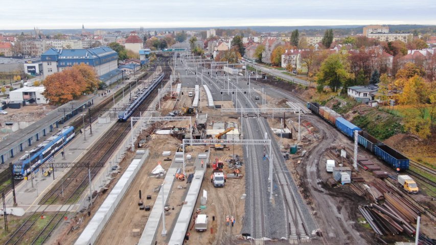 Stacja Olsztyn Główny. Rozrasta się tunel na Zatorze [ZDJĘCIA]