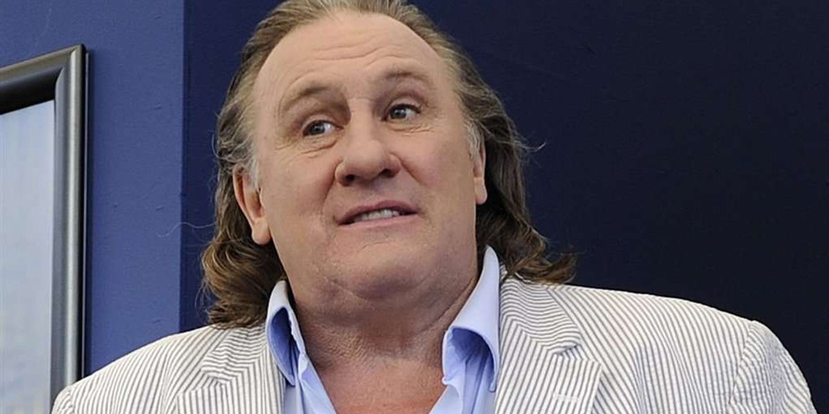 Gerard Depardieu zsikał się w samolocie