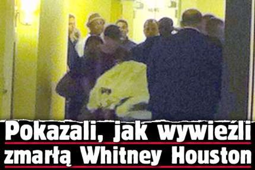 Pokazali, jak wywieźli zmarłą Whitney Houston!