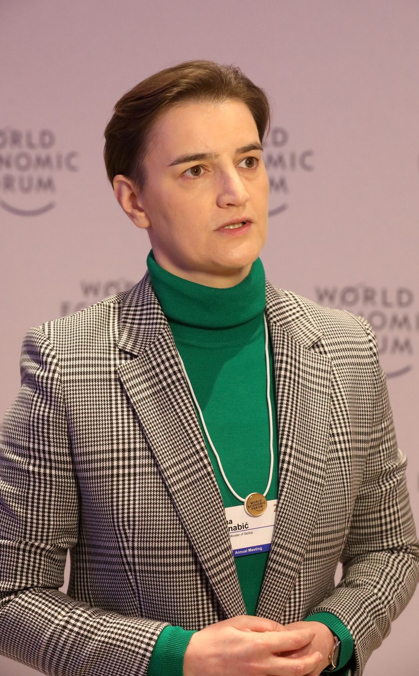 Ana Brnabić u Davosu