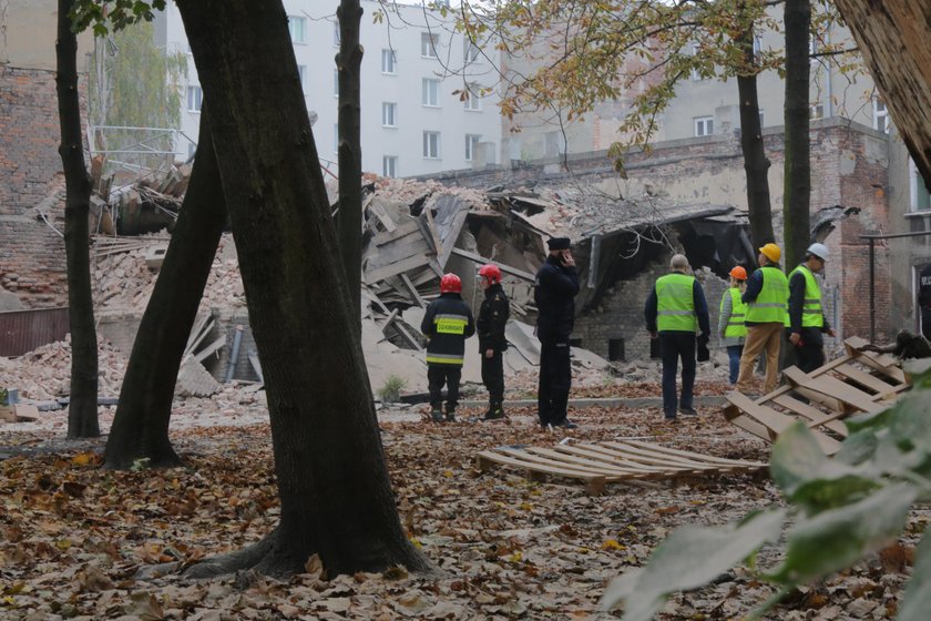 Katastrofa budowlana w Łodzi. Runęła kamienica