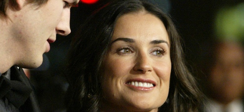 Demi Moore poszła na imprezę z Ashtonem Kutcherem
