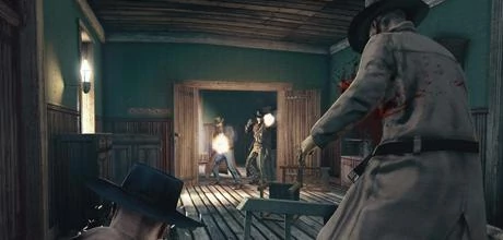 Screen z gry "Call of Juarez: Więzy Krwi" (wersja na Xbox 360)