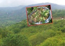 Tajemniczy pierścień spadł z kosmosu na wioskę. Ludzie słyszeli potężny huk