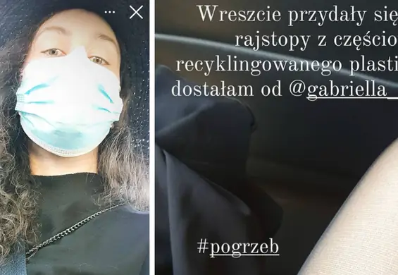 Aktywistka pojechała na pogrzeb i zareklamowała rajstopy. W sieci zawrzało, marka skomentowała sprawę