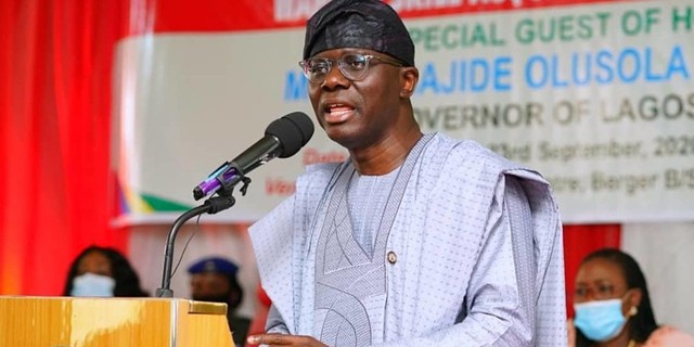  Gov Babajide Sanwo-Olu of Lagos state . [Twitter/@jidesanwoolu]