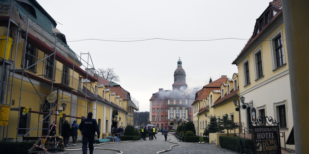 Pożar Zamku Książ