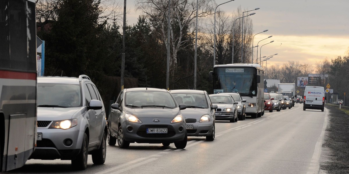 Droga Blizanowice-Trestno.