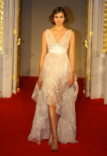 01.03.2007. WARSZAWA ZAMEK KROLEWSKIPOKAZ MODY  Z KOLEKCJI  JAROSZEWSKIEJ Z OKAZJI OTWARCIA MUZEUM HISTORII POLSKIFOT. PIOTR MOLECKI