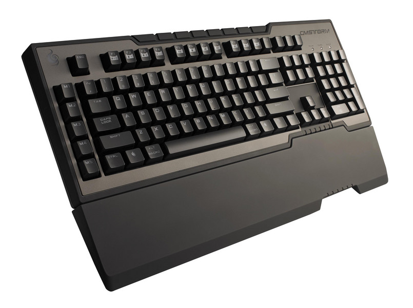 Mechaniczna klawiatura CoolerMaster - w USA dostępna we wszystkich kolorach przełączników, w Europie można ją mieć tylko na MX Black. Wadą tego produktu jest mało intuicyjne oprogramowanie, do tego zastosowany plastik nie jest dość dobrej jakości.