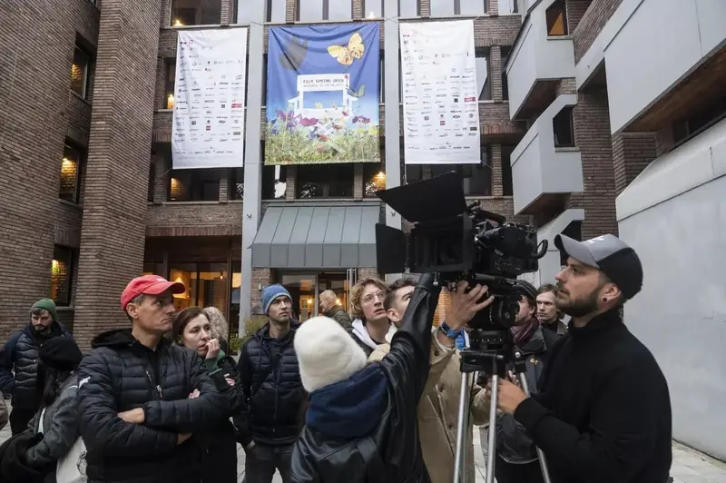 Wojciech Staroń podczas warsztatów Film Spring Open