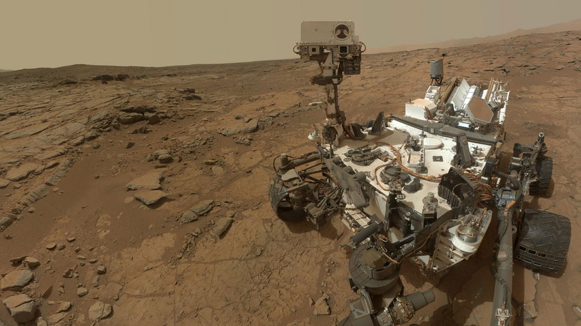 Łazik Curiosity na Marsie