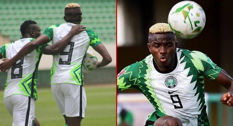 Victor Osimhen scored four goals as Nigeria thumped Sao Tome 10-0