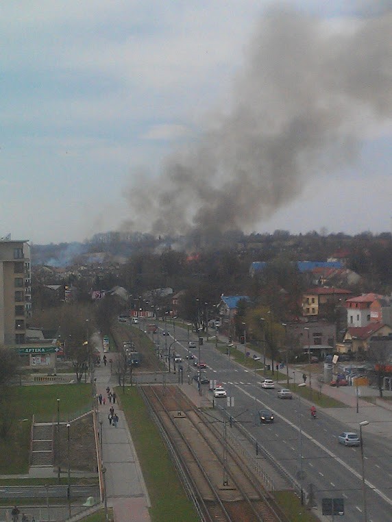 Pożar w Krakowie, Fot. Dariusz Suchan/Daj znać!