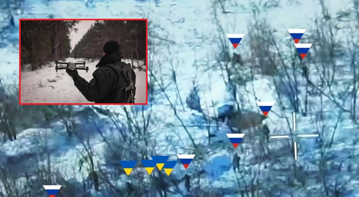 drony ukraińska armia rosyjska armia wojna w Ukrainie