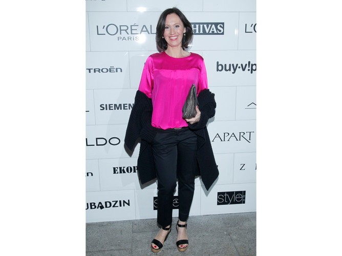 Anna Ibisz na pokazie Macieja Zienia