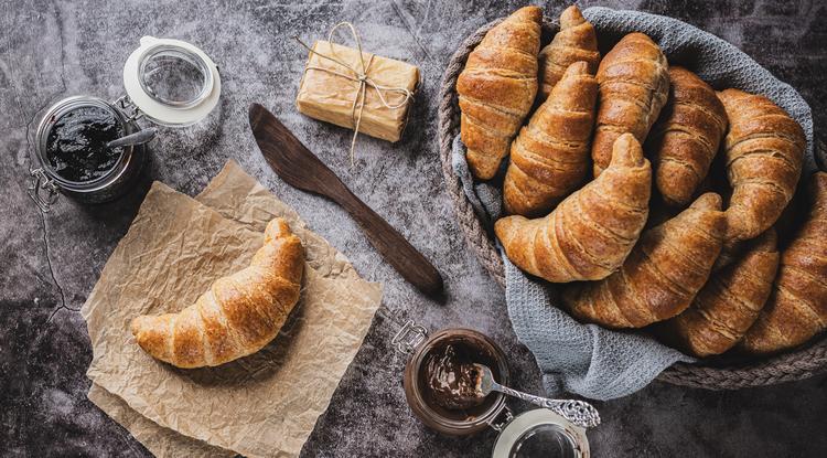 Kálci receptjei: Teljes kiőrlésű búzalisztes croissant Fotó: Kálci