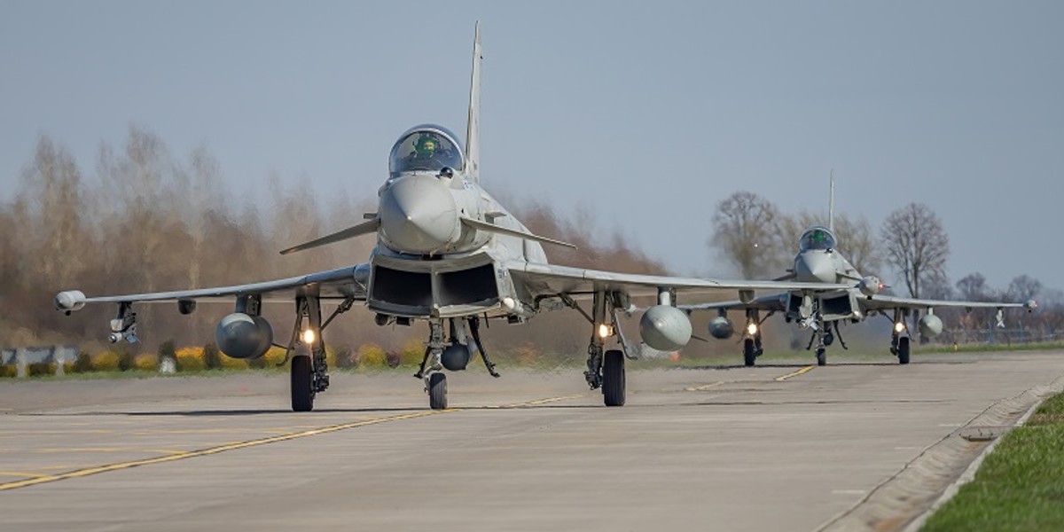 Włoskie maszyny Eurofighter 