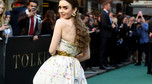 Lily Collins na premierze filmu "Tolkien"