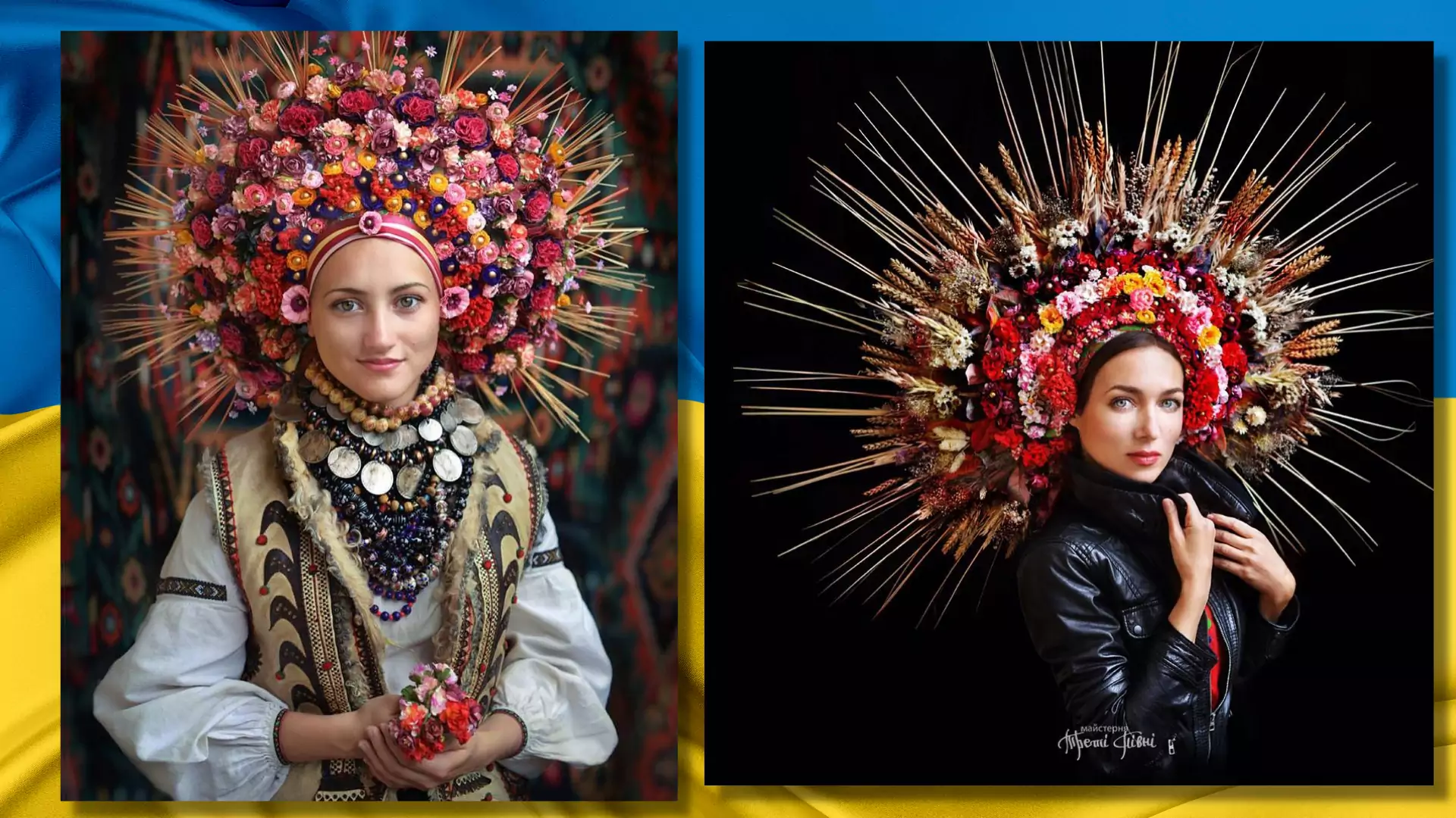 Te fotografie ukazują piękno ukraińskich strojów ludowych i niezwykłych nakryć głowy