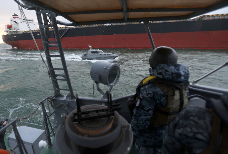 Ukraiński patrol na Morzu Czarnym, grudzień 2023 r.
