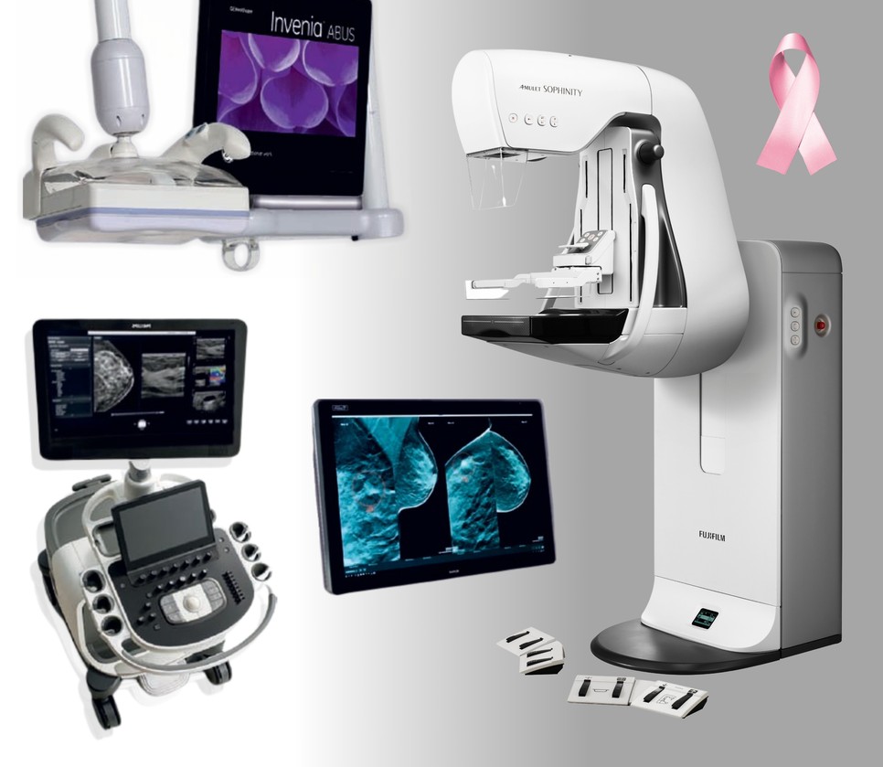 Emlődiagnosztikai géppark.