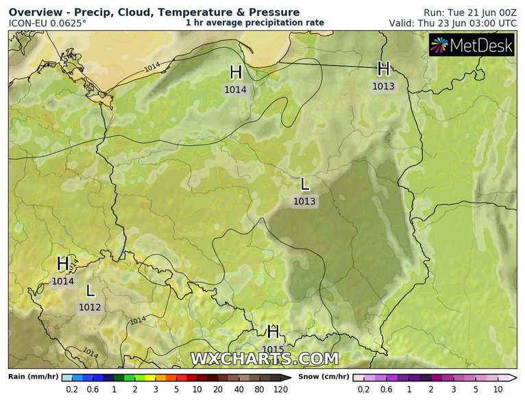 Noc w całej Polsce będzie pogodna