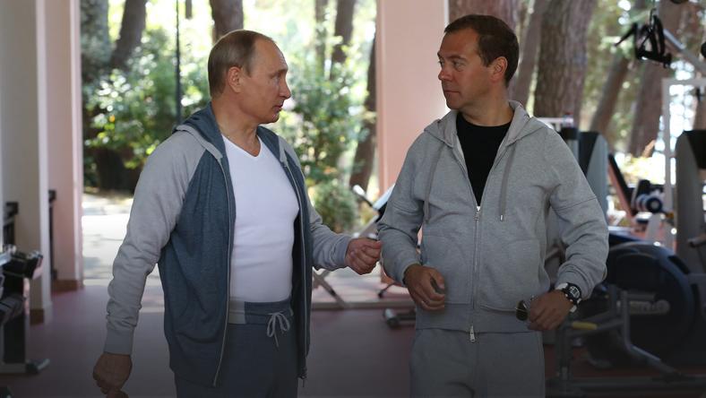 RUSSIA PUTIN MEDVEDEV (Meeting of President Vladimir Putin and Prime Minister Dmitry Medvedev in Sochi)