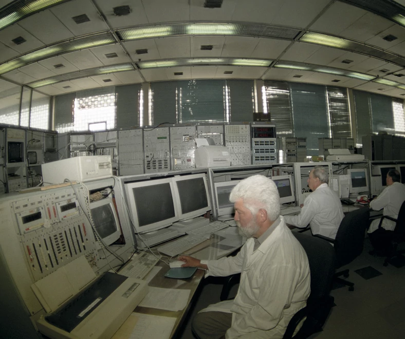 Panel kontrolny synchrotronu U-70.