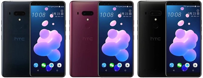 HTC U12 Plus na renderach