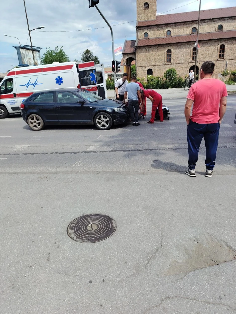 Oboren pešak u Zrenjaninu