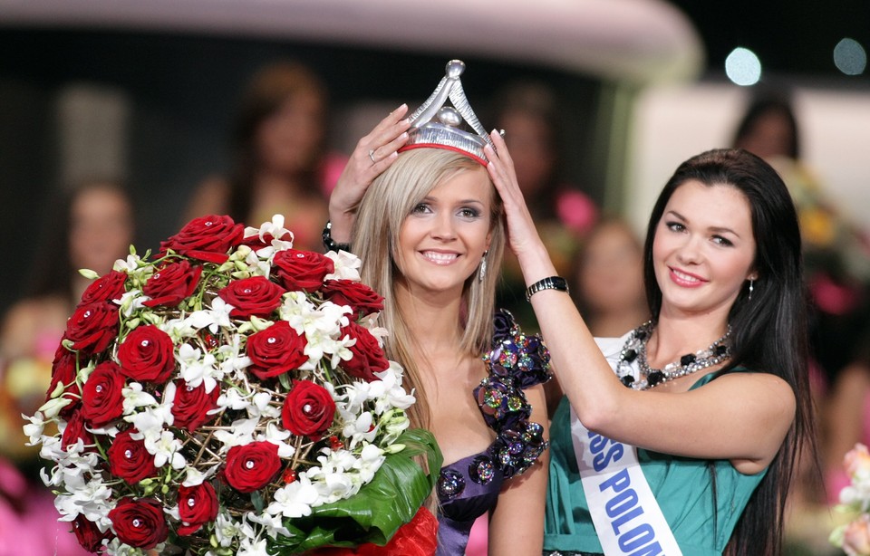 ŁÓDŹ FINAŁ KONKURSU MISS POLONIA 2008 JAKUBOWSKA TATARA