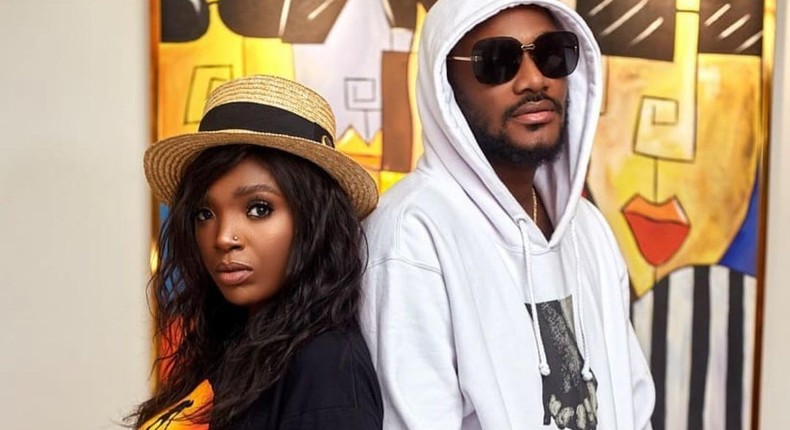 Annie Idibia and her hubby 2Face Idibia [Instagram/AnnieIdibia]