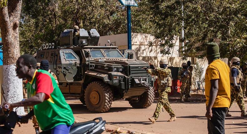 The military takes over in Bukina Faso 