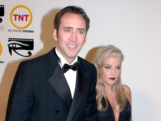 Nicolas Cage i Lisa Marie Presley