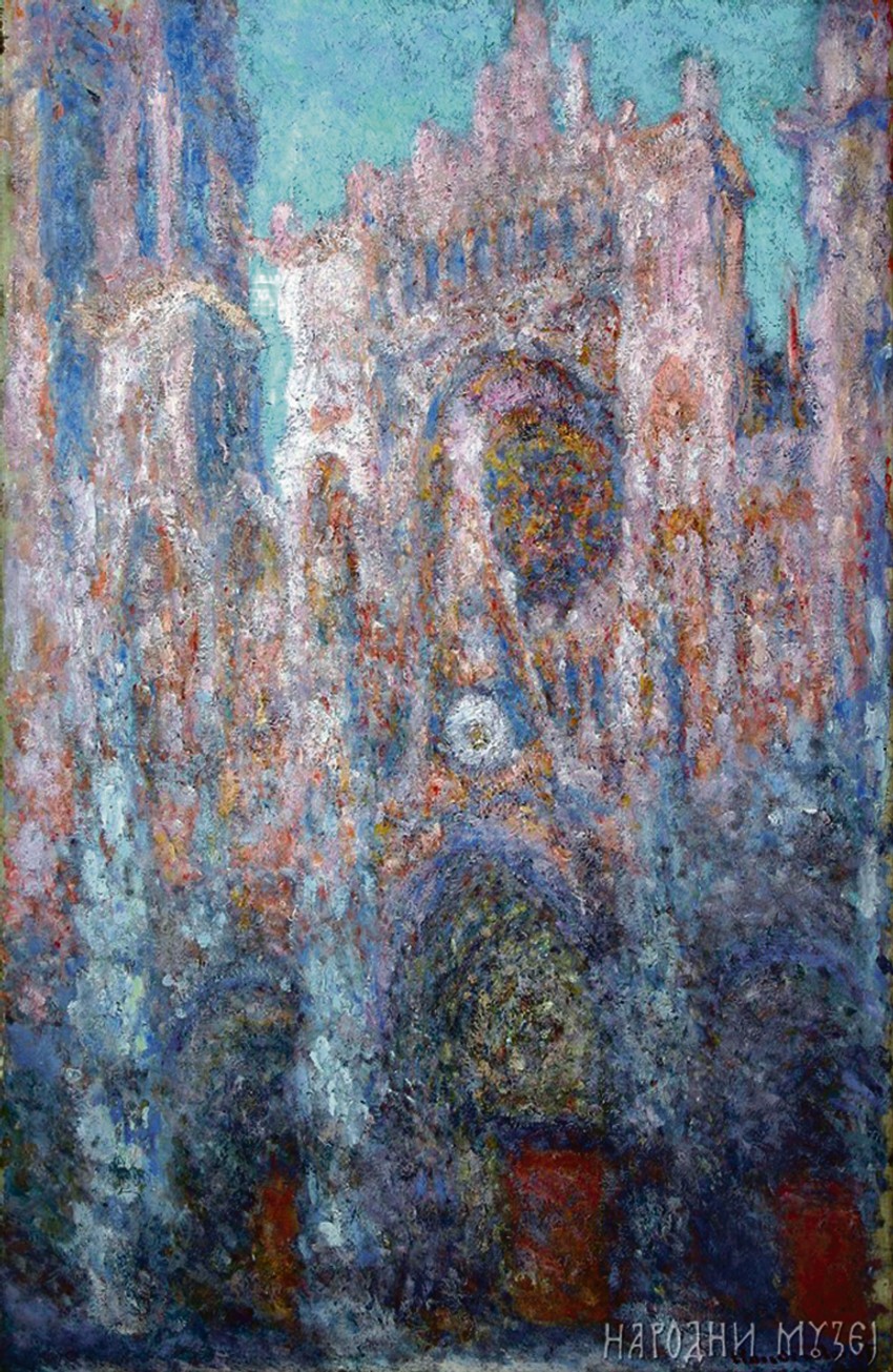 Klod Mone: Ruanska katedrala - Ružičasta katedrala (1892)