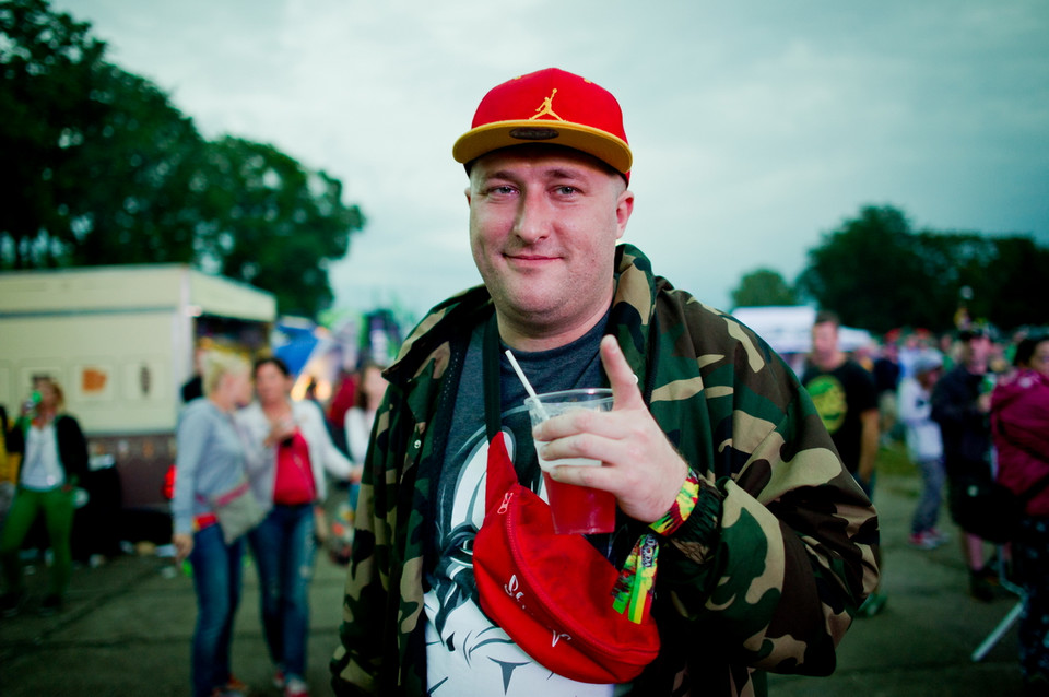 Publiczność pierwszego dnia Ostróda Reggae Festival 2014