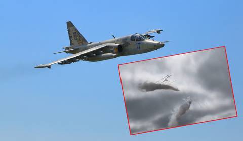 Akcja pilotów z Ukrainy, która przejdzie do historii. Nagrania dwóch Su-25 podbijają sieć